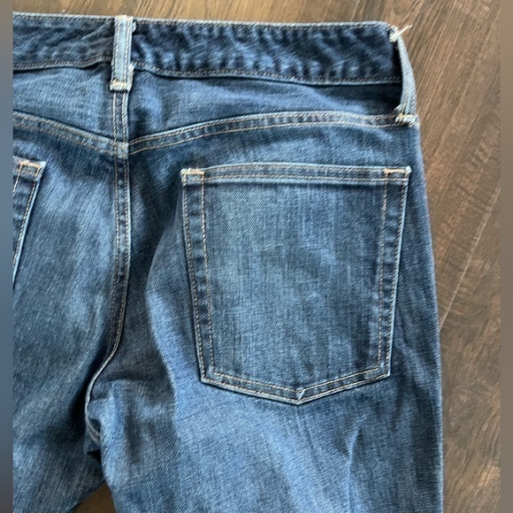 BONOBOS The Blue Jean Distressed Straight Leg Classic Stretch Size 32x32 - Picture 10 of 10